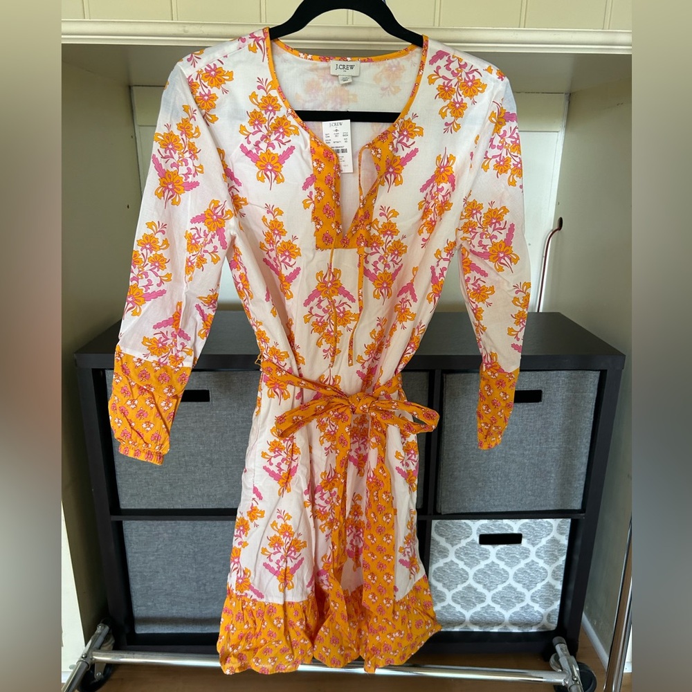 J Crew floral pattern dress
